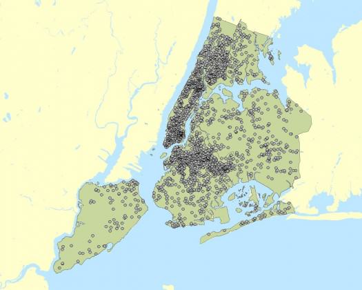 STEW-MAP data: A map of stewardship organizations in New York City