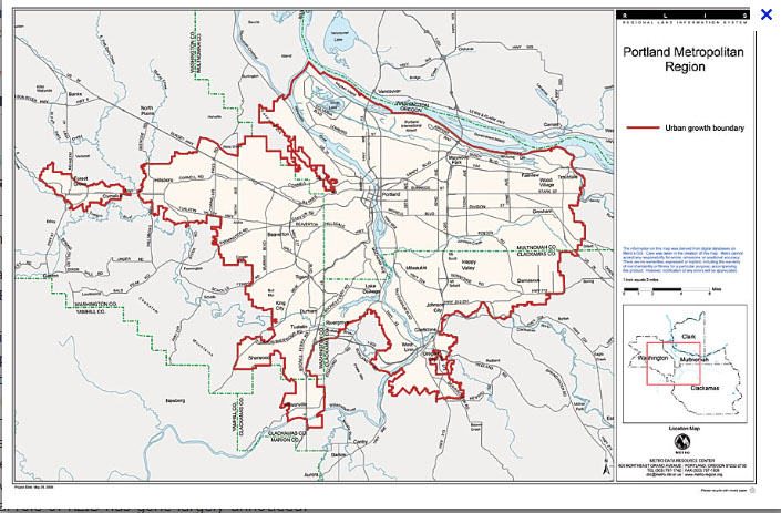 Portland Urban Growth Boundary Map Image 1 Urban Growth Boundary – The Nature Of Cities