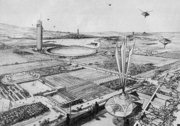 Frank Lloyd Wright’s Broadacre City ©kjell