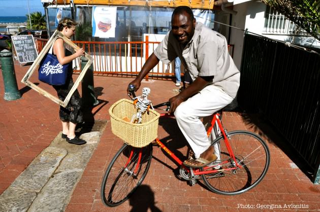 Bicycles enhance our mobility and connectivity. They enable interactions that would otherwise be impossible.  Photo: Georgina Avlonitis