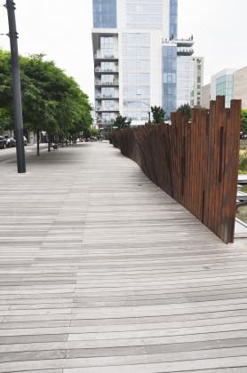 Ipe wood boardwalk