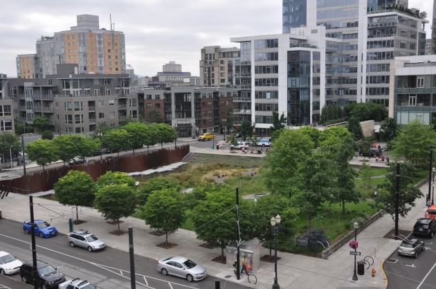 Tanner Springs from the Sitka. Photo: Mike Houck