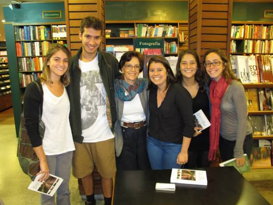 Book signing with a group of architecture students. Photo: Alex Herzog