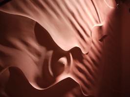 Sea-floor-like ceiling detail at La Pedrera. Photo: André Mader