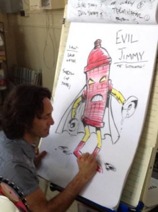 Evil Jimmy: environmental villain.
