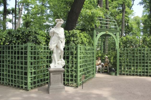 Summer Garden is the oldest St. Petersburg green area founded in 1703