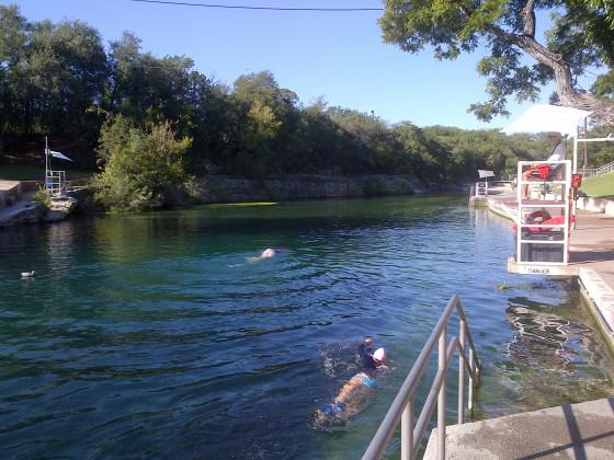 Barton Springs Pool (Barton Creek) in Austin, Texas. Photo: Adrian Benepe