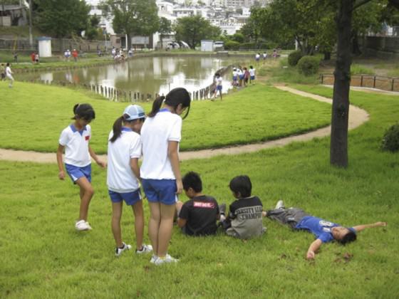 Children playing in the project site. Photo: Keitaro Ito