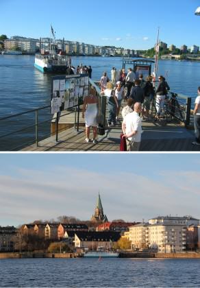 Hammarby sjöstad ferry Upper Photo: Per Berg Lower Photo: Maria Ignatieva