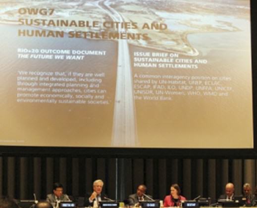 The OWG 7th session at UN NYC on Sustainable Cities 6 January 2014