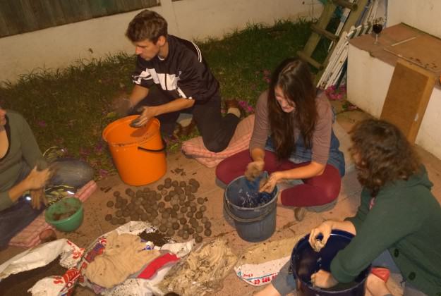 making seed bombs III