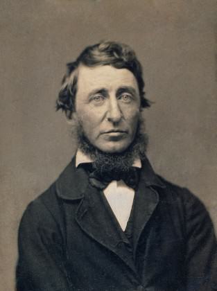 Henry David Thoreau – proto eco-hipster?  Credit:  Benjamin D. Maxham in the National Portrait Gallery, Washington, from Wikipedia.