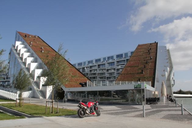 Picture 2. Sedum green roof in 8-Tallet Building in Copenhagen, 2011