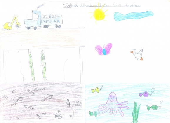 Fabio, ten year old, sees the river in the future as habitat for nature.