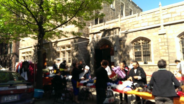 church jumble sale. Photo: Mary Rowe