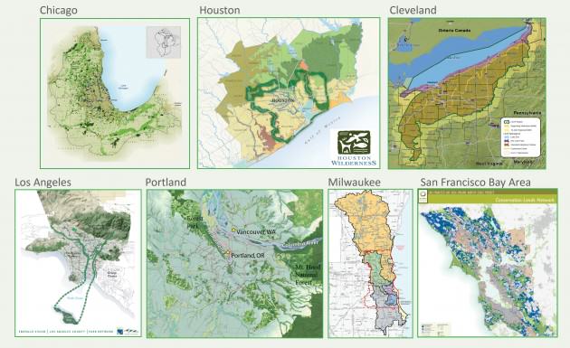 Green Infrastructure Visions for Metropolitan Greenspace Alliances. Credit: MGA