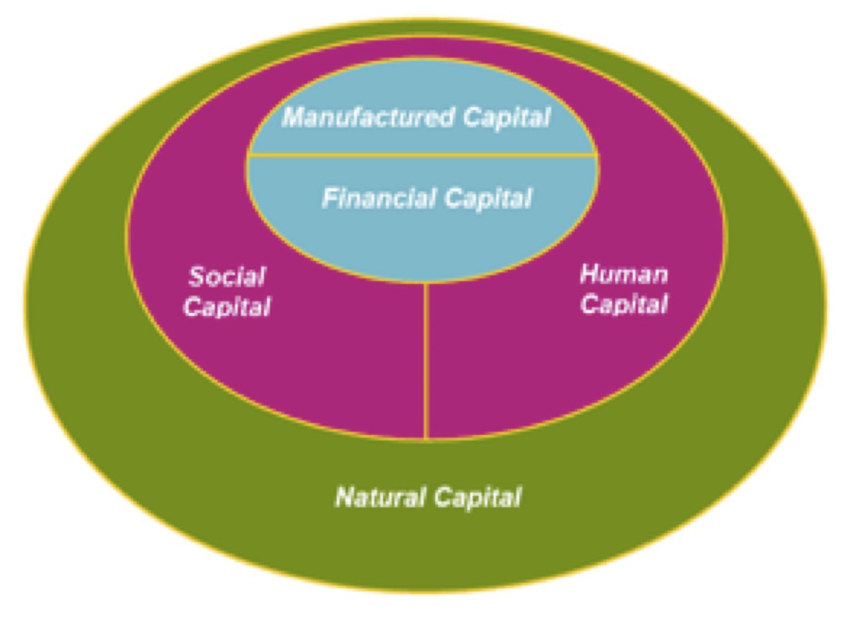 Five capitals Source: Inclusive Wealth Report (2014)