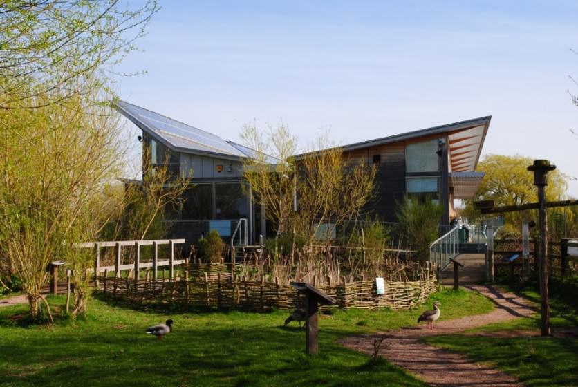 Attenborough Lakes, Nottingham: the Award winning Nature Centre. Photo: Nottinghamshire Wildlife Trust