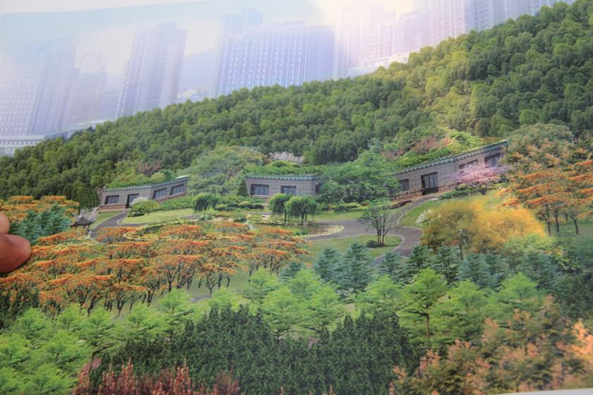 Plan for a maple nursery, which is going to be established on a reclaimed area in Jinan. Maple is in high demand today due to its relationship with traditional Chinese garden culture.