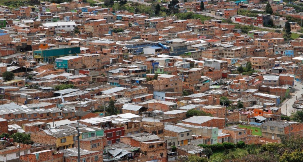 Las Violetas neighborhood, South Bogotá. Las Violetas neighborhood, Bogotá sur. Photo: Daniel Pineda