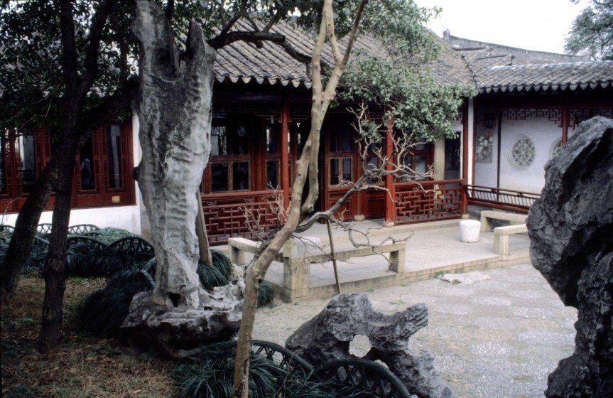Scholar’s study:studio in the Master of Fishing Nets Garden Suzhou