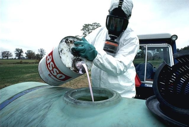 Monsanto pesticide to be sprayed on food crops.