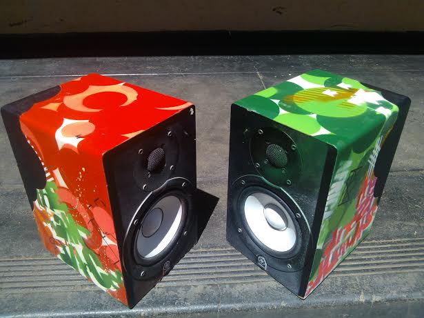 grafitti speakers