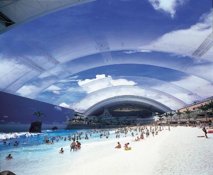 Japanese artificial beach