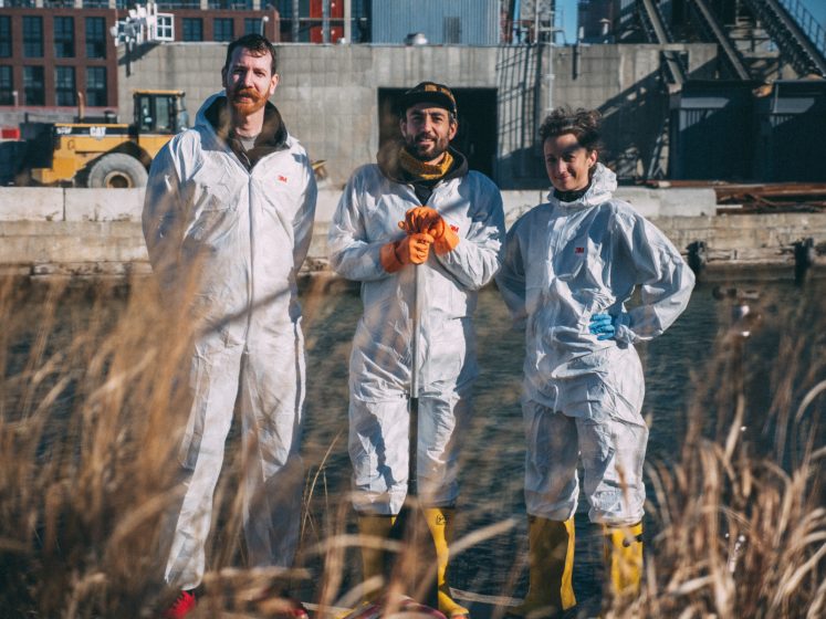 Left to right: Matthew Siebert, Ian Quate, and Elizabeth Henaff of BK BioReactor. Photo: Josh Johnson (www.joshethanjohnson.com)