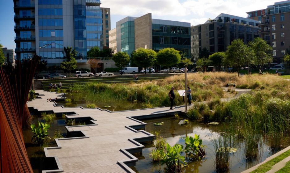 We spent an incredible amount of time in Tanner Springs Park. It's a peaceful oasis in the middle of the city, and there's nothing like it at home. Also, nailed another geocache.