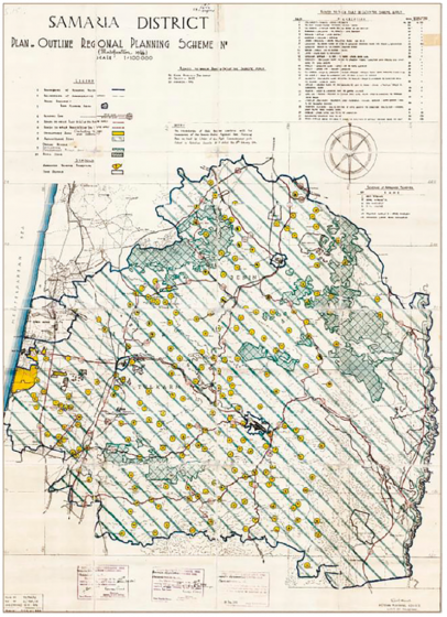 A map of Historic Palestine