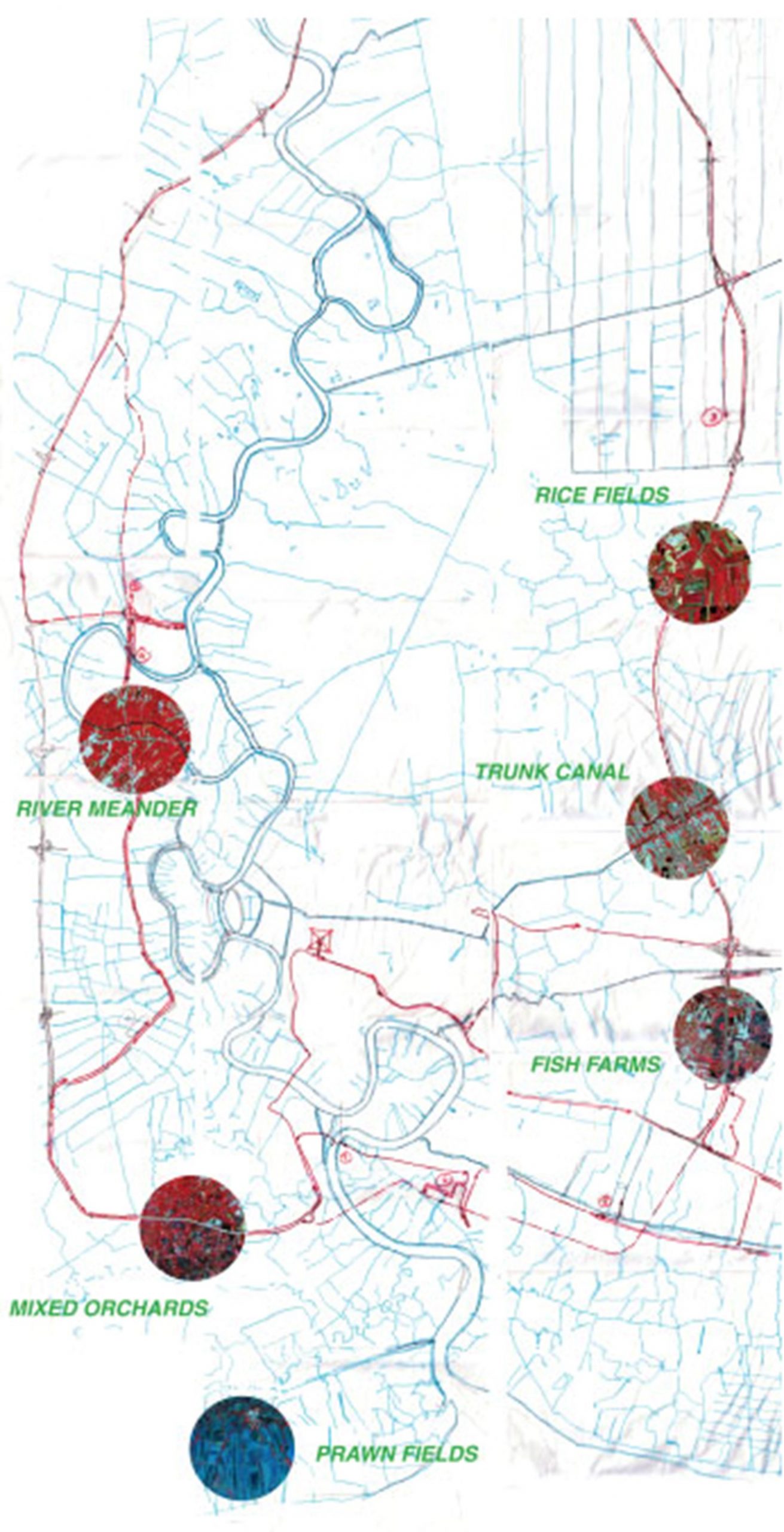 Map of Bangkok's roads