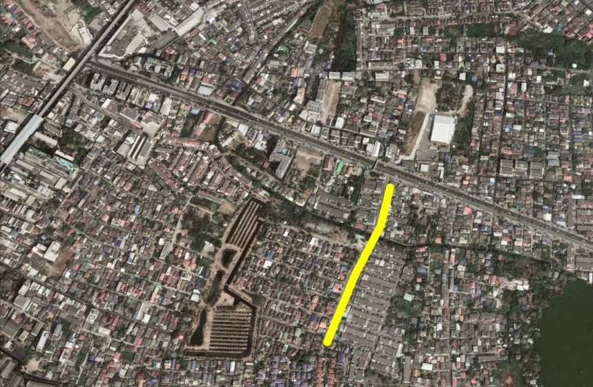 Google Earth view of Soi Sinsapnakorn