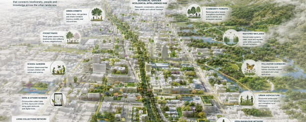 What are ways to extend the values and benefits of botanical gardens beyond their walls?